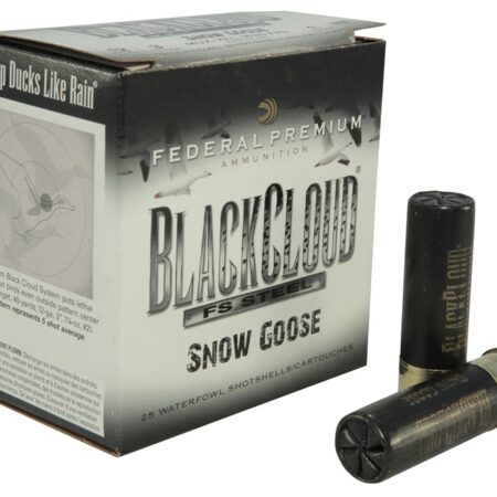 Federal Premium Black Cloud Snow Goose 12 Gauge 3" 1-1/8 oz BB Non-Toxic FlightStopper Steel Shot- Box of 25