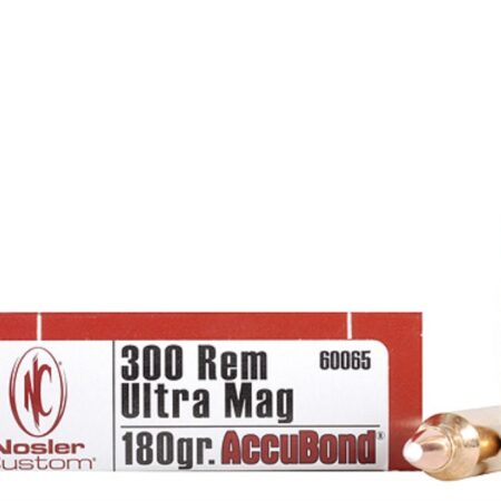Nosler Trophy Grade .300 Remington Ultra Magnum 180 Gr. AccuBond- Box of 20