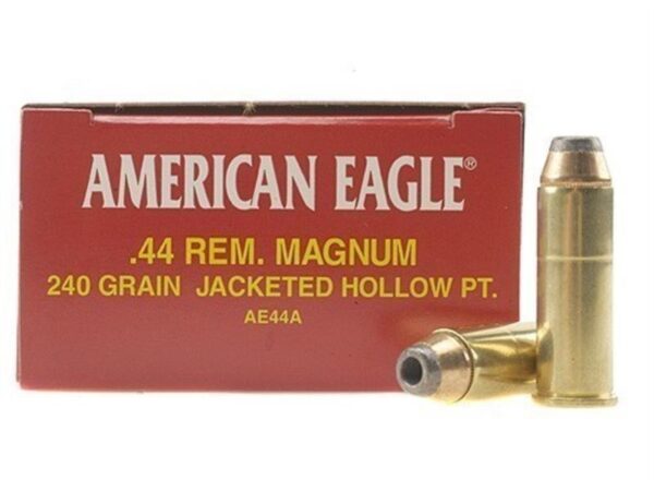 Federal American Eagle .44 Remington Magnum 240 Gr. Jacketed Hollow Point- Box of 50