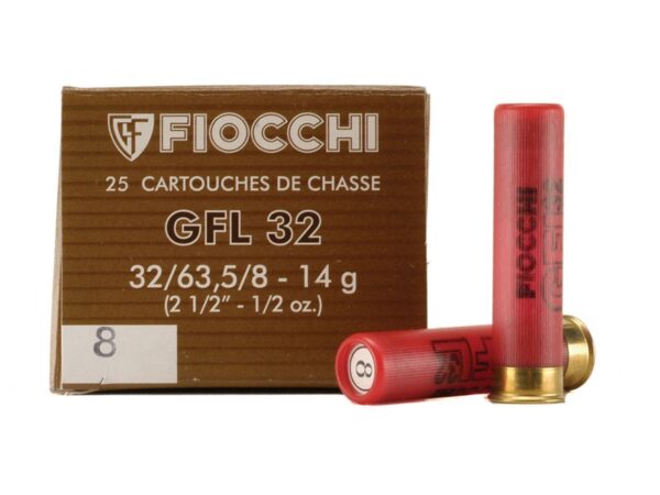 Fiocchi Field Load 32 Gauge 2-1/2" 1/2 oz #8 Shot- Box of 25