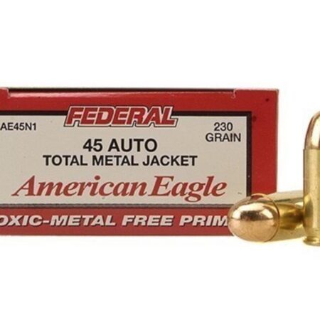 Federal American .45 ACP 230 Gr. Total Metal Jacket- Box of 50