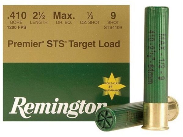 Remington Premier STS Target .410 Bore 2-1/2" 1/2 oz #9 Shot- Box of 25