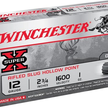 Winchester Super-X 12 Gauge 2-3/4" 1 oz Rifled Slug- Box of 5