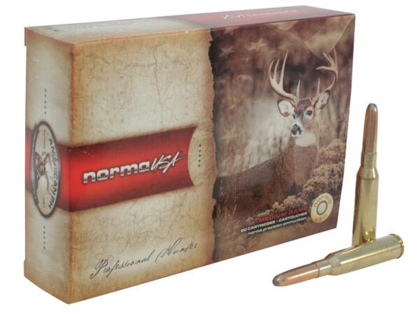 Norma USA American PH 6.5x50mm Japanese Alaska 156 Gr. Soft Point- Box of 20