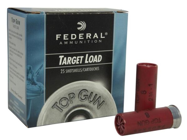 Federal Top Gun 12 Gauge 2-3/4" 1oz #8 Shot- Box of 25