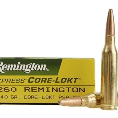 Remington .260 Remington 140 Gr. Core-Lokt Pointed Soft Point- Box of 20