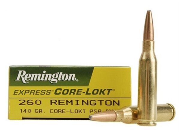 Remington .260 Remington 140 Gr. Core-Lokt Pointed Soft Point- Box of 20