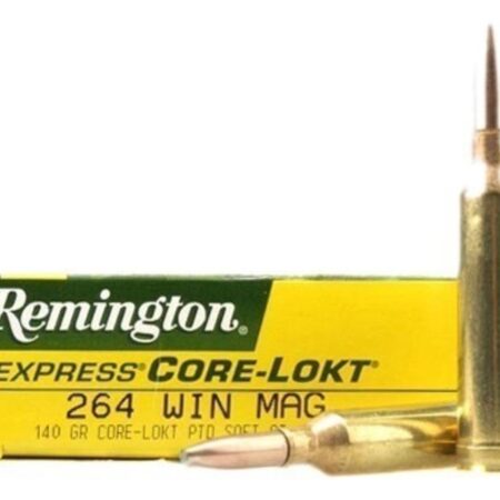 Remington Express .264 Winchester Magnum 140 Gr. Pointed Soft Point Core-Lokt- Box of 20