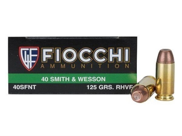 Fiocchi Frangible .40 S&W 125 Gr. Sinterfire Flat Point Lead-Free- Box of 50