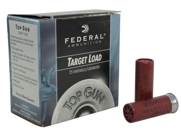 Federal Top Gun 12 Gauge 2-3/4" 1oz #7-1/2 Shot- Box of 25