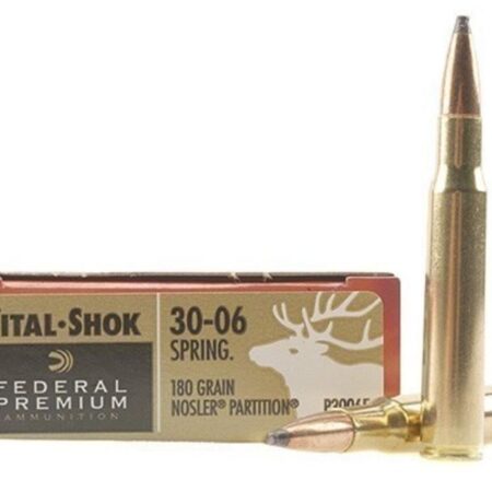 Federal Premium Vital-Shok .30-06 Springfield 180 Gr. Nosler Partition- Box of 20