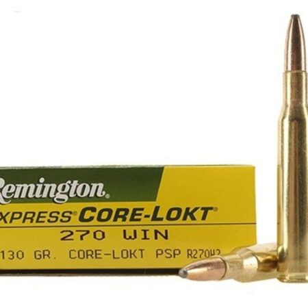 Remington Express .270 Winchester 130 Gr. Core-Lokt Pointed Soft Point- Box of 20