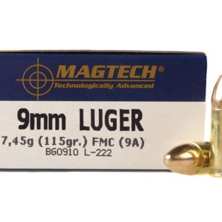Magtech Sport 9mm Luger 115 Gr. Full Metal Jacket- Box of 50