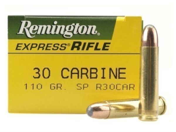 Remington Express .30 Carbine 110 Gr. Soft Point- Box of 50