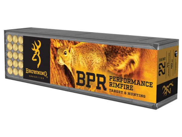 Browning BPR .22 Long Rifle 40 Gr. Lead Hollow Point- Box of 100
