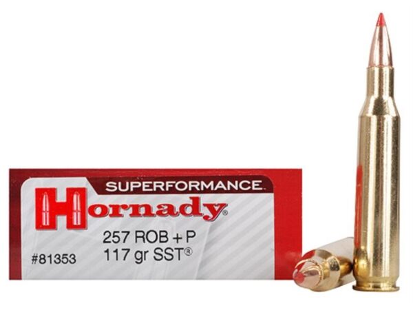 Hornady SUPERFORMANCE SST .257 Roberts +P 117 Gr. SST- Box of 20