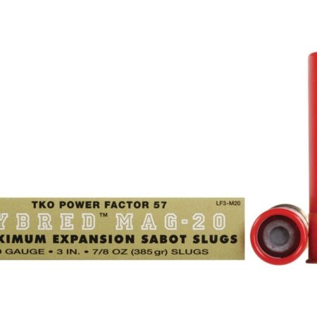 Lightfield Magnum Hybred EXP 20 Ga 3" 7/8 oz Sabot Slug- Box of 5