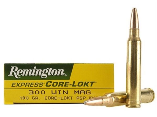 Remington Express .300 Winchester Magnum 180 Gr. Core-Lokt Pointed Soft Point- Box of 20