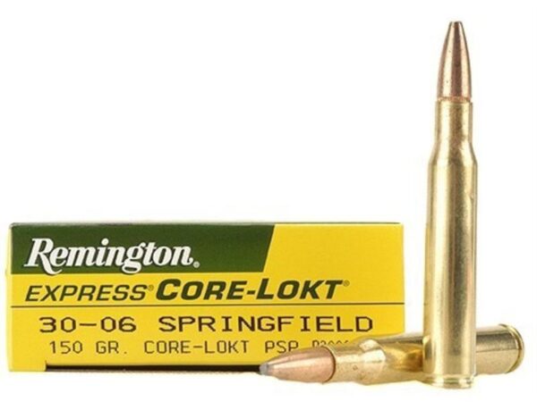 Remington Express .30-06 Springfield 150 Gr. Core-Lokt Pointed Soft Point- Box of 20
