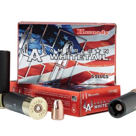 Hornady American Whitetail 12 Gauge 2-3/4" 325 Gr. Interlock Hollow Point Sabot Slug- Box of 5