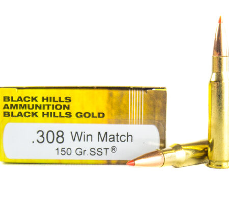 Black Hills Gold .308 Winchester 150 Gr. Hornady SST- Box of 20