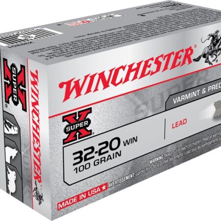 Winchester Super-X .32-20 WCF 100 Gr. Lead Flat Nose- Box of 50