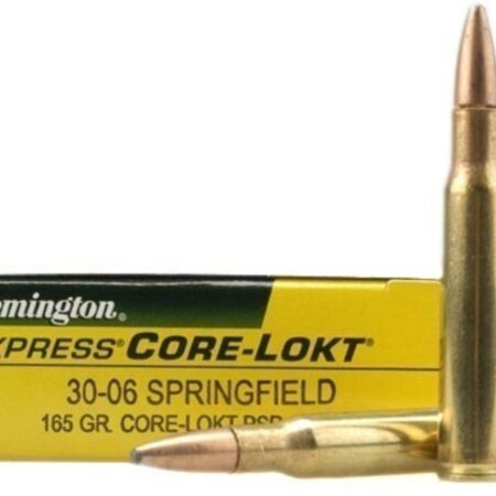 Remington Express .30-06 Springfield 165 Gr. Core-Lokt Pointed Soft Point- Box of 20