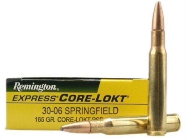 Remington Express .30-06 Springfield 165 Gr. Core-Lokt Pointed Soft Point- Box of 20