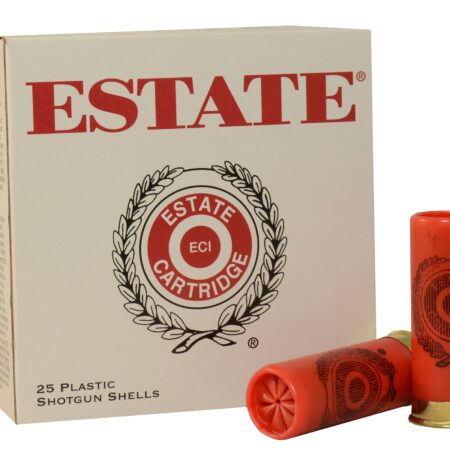 Estate Target Load 12 Gauge 2-3/4" 1-1/8 oz #8 Shot- Box of 25