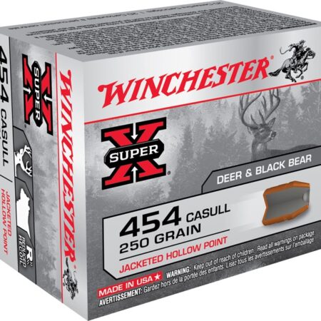 Winchester Super-X .454 Casull 250 Gr. Jacketed Hollow Point- Box of 20