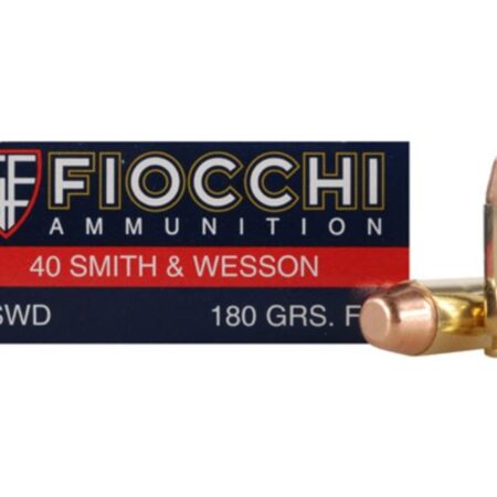 Fiocchi Shooting Dynamics .40 S&W 180 Gr. Flat Nose- Box of 50