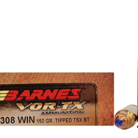 Barnes VOR-TX .308 Winchester 150 Gr. Tipped TSX Bullet Boat Tail- Lead-Free- Box of 20