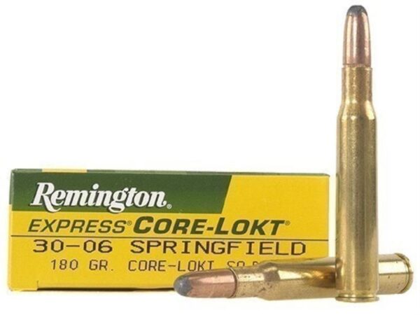 Remington Express .30-06 Springfield 180 Gr. Core-Lokt Soft Point- Box of 20