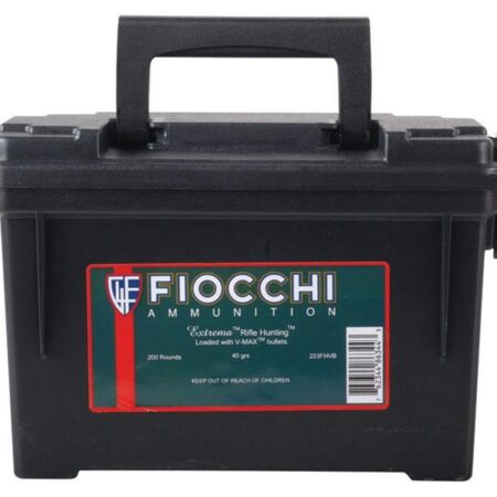Fiocchi Extrema .223 Remington 40 Gr. Hornady V-Max- Ammo Can of 200