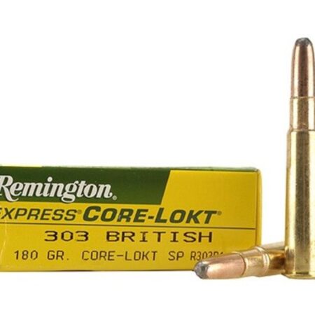 Remington .303 British 180 Gr. Core-Lokt Soft Point- Box of 20