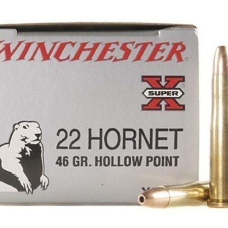 Winchester Super-X .22 Hornet 46 Gr. HP- Box of  50