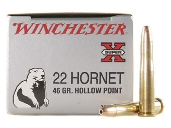 Winchester Super-X .22 Hornet 46 Gr. HP- Box of  50