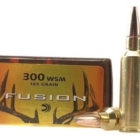 Federal Fusion .300 Winchester Short Magnum (WSM) 165 Gr. Spitzer Boat Tail- Box of 20