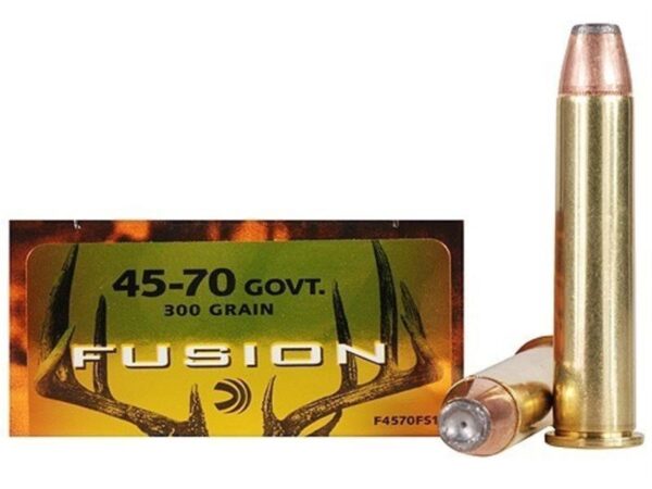 Federal Fusion .45-70 Government 300 Gr. Spitzer- Box of 20