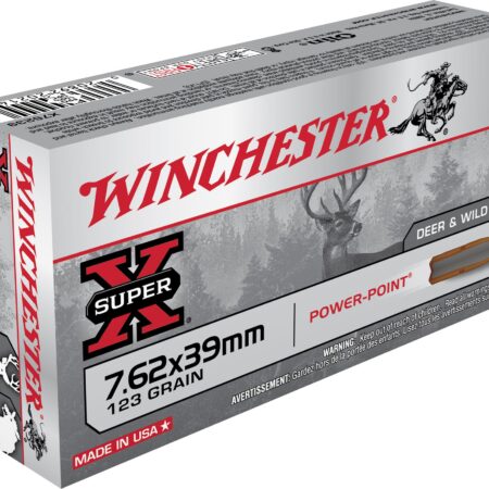 Winchester Super-X 7.62x39mm 123 Gr. Soft Point- Box of 20
