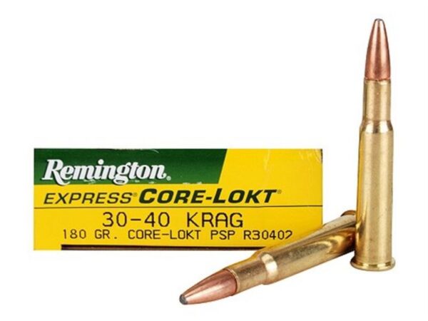 Remington Core-Lokt .30-40 Krag 180 Gr. Pointed Soft Point- Box of 20