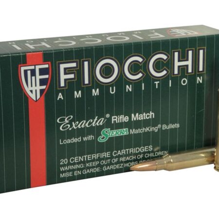 Fiocchi Exacta .300 Winchester Magnum 190 Gr. Sierra MatchKing Hollow Point Boat Tail- Box of 20