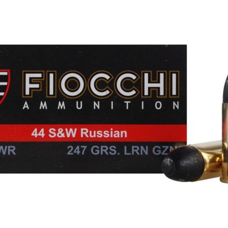 Fiocchi .44 Russian 247 Gr. Lead Round Nose- Box of 50