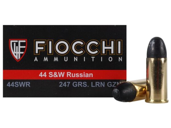 Fiocchi .44 Russian 247 Gr. Lead Round Nose- Box of 50