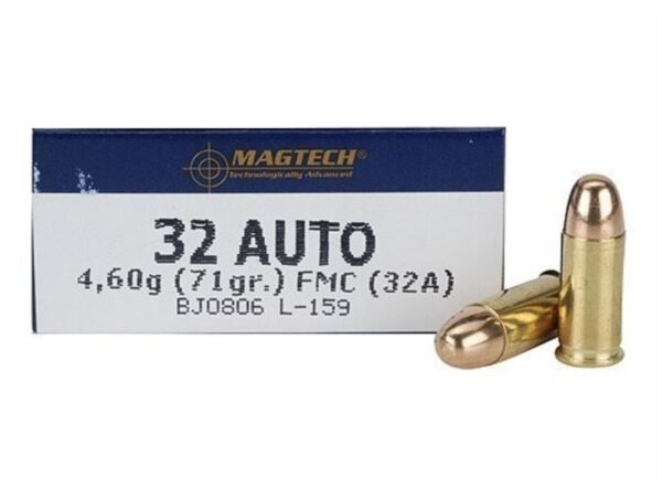 Magtech .32 ACP 71 Gr. Full Metal Jacket- Box of 50