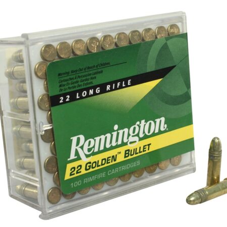 Remington Golden Bullet .22 Long Rifle 40 Gr. High Velocity Round Nose- Box of 100