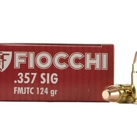 Fiocchi Shooting Dynamics .357 Sig 124 Gr. Full Metal Jacket Truncated Cone- Box of 50
