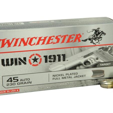 Winchester Win1911 .45 ACP 230 Gr. Full Metal Jacket- Box of 50