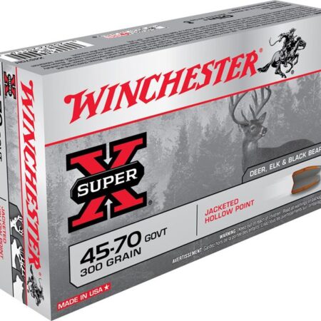 Winchester Super-X .45-70 Government 300 Gr. Jacketed Hollow Point- Box of 20