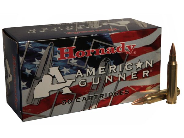 Hornady American Gunner .223 Remington 55 Gr. Hollow Point Boat Tail- Box of 50